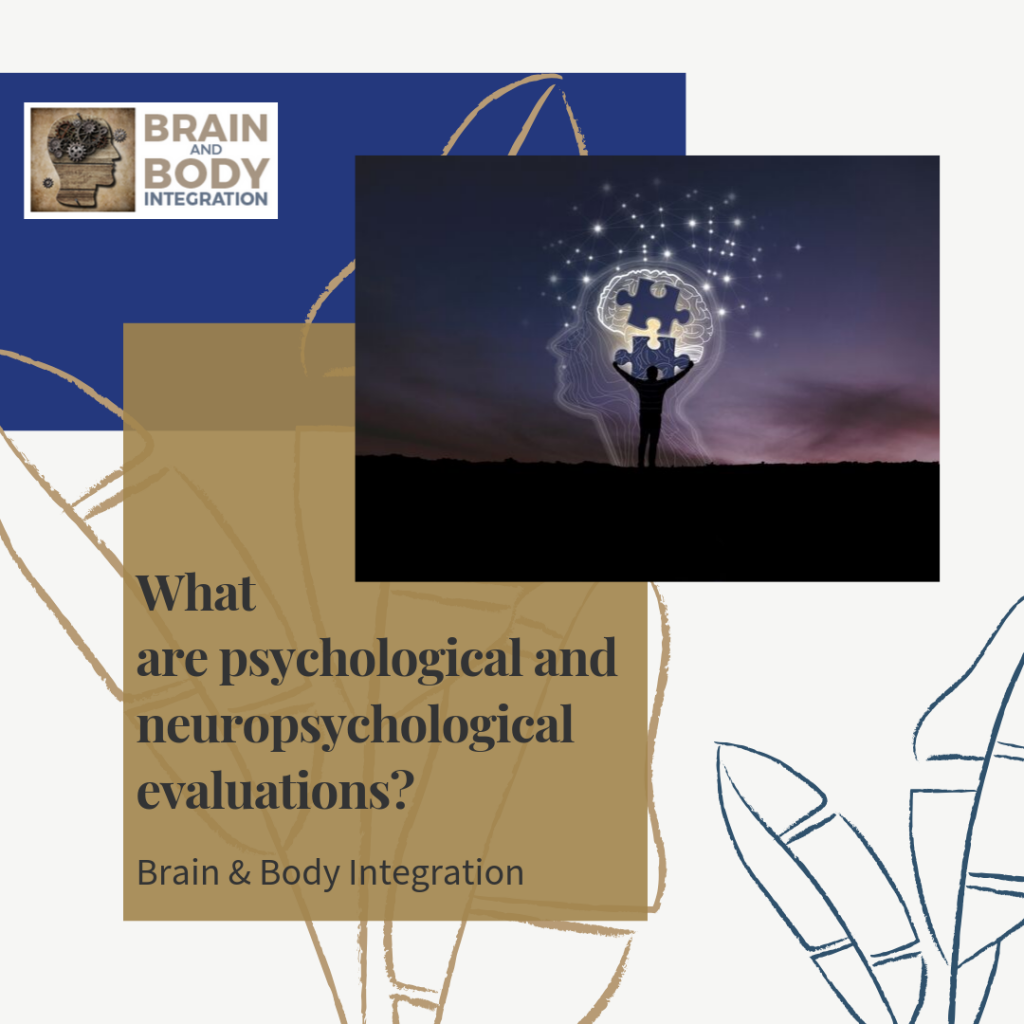 Psychological and neuropsychological evaluations